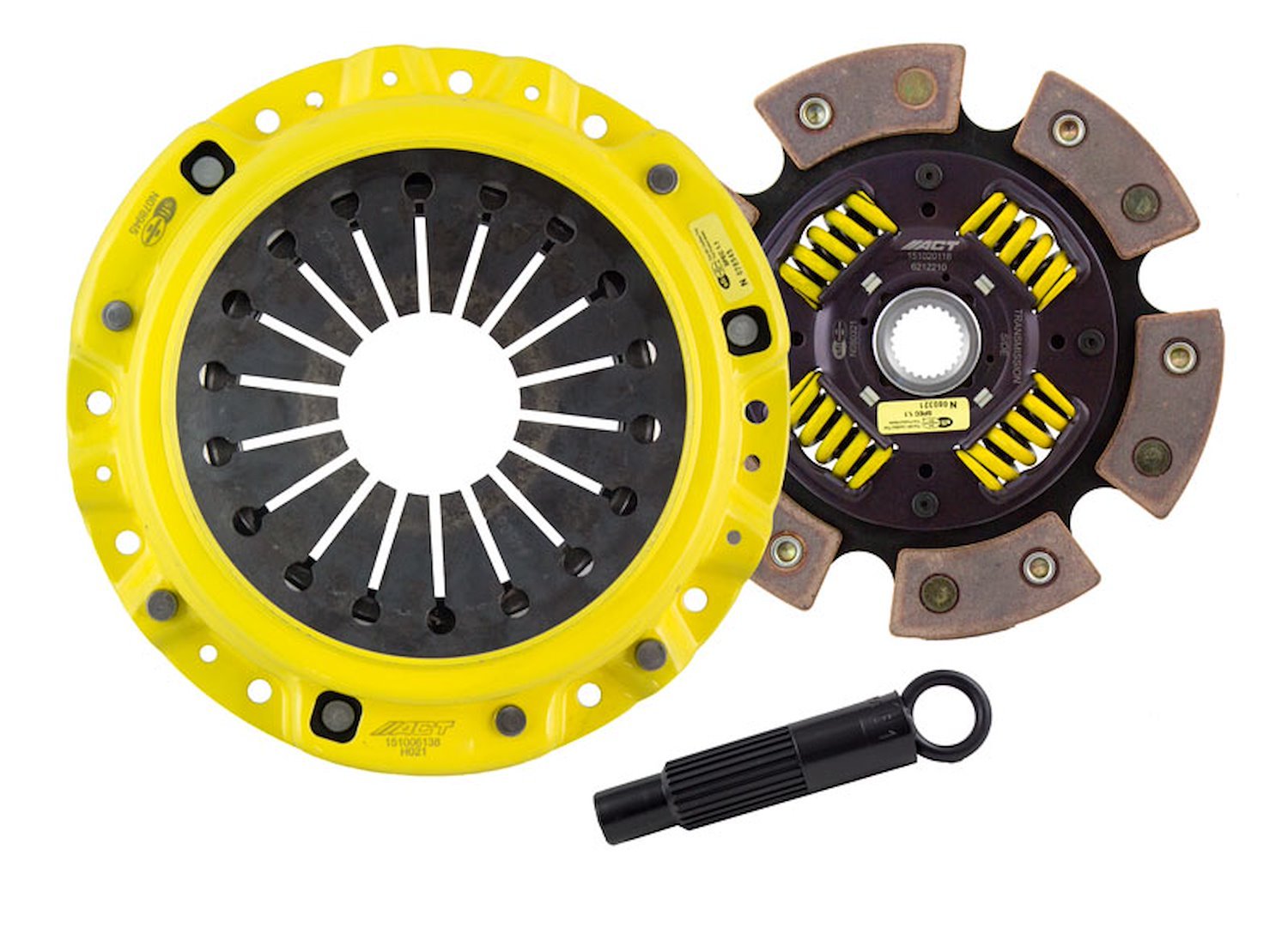 HD/Race Sprung 6-Pad Transmission Clutch Kit Fits Select Acura/Honda