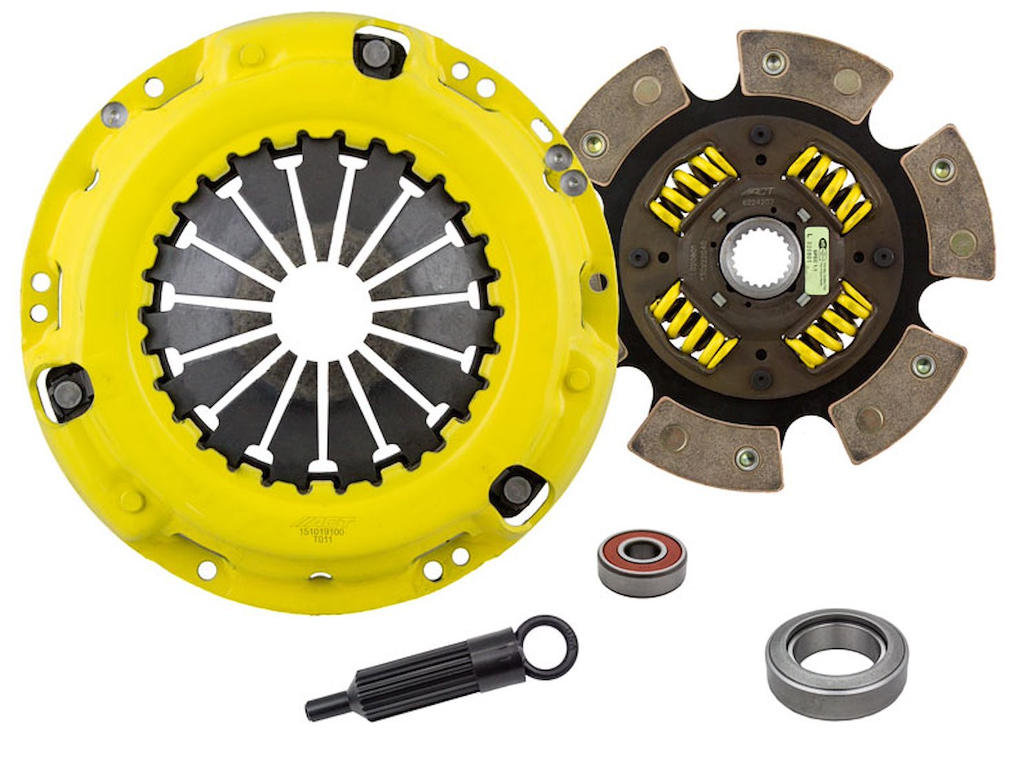 HD/Race Sprung 6-Pad Transmission Clutch Kit Fits Select Lexus/Toyota/Scion