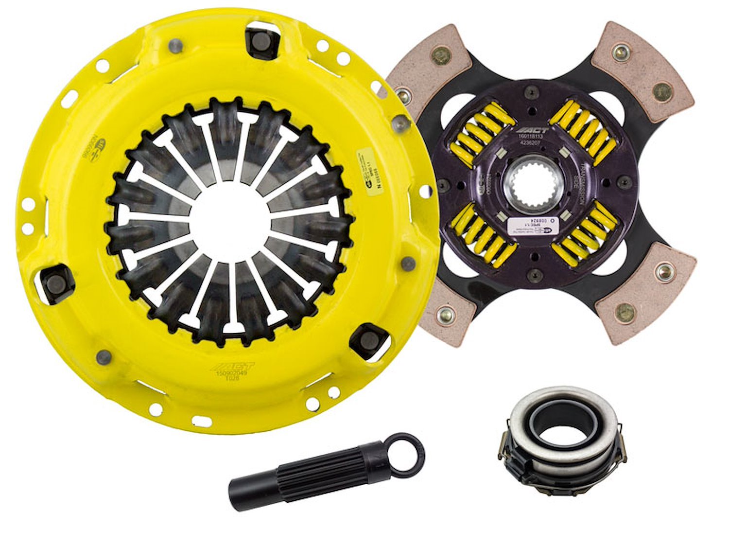 HD/Race Sprung 4-Pad Transmission Clutch Kit Fits Select Lexus/Toyota/Scion