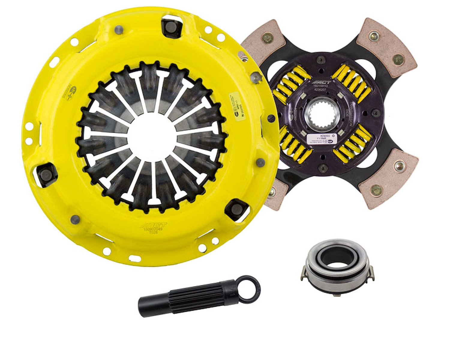 HD/Race Sprung 4-Pad Transmission Clutch Kit Fits Select Lexus/Toyota/Scion