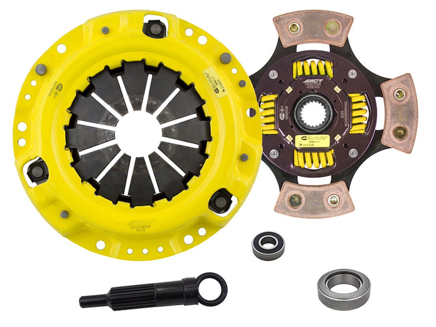 HD/Race Sprung 4-Pad Transmission Clutch Kit Fits Select Lexus/Toyota/Scion