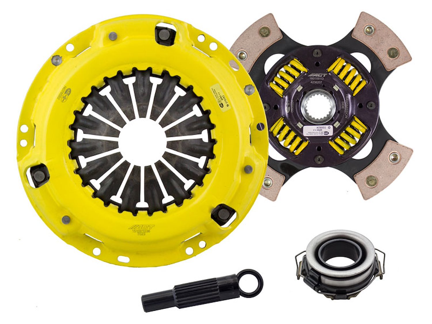 HD/Race Sprung 4-Pad Transmission Clutch Kit Fits Select Lexus/Toyota/Scion