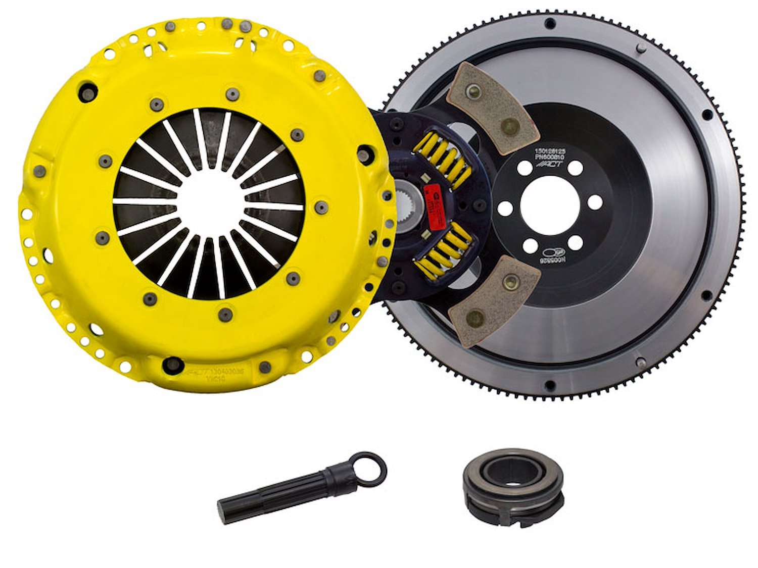HD/Race Sprung 4-Pad Transmission Clutch Kit Fits Select Audi/Volkswagen