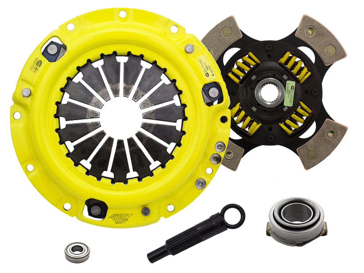 HD/Race Sprung 4-Pad Transmission Clutch Kit Fits Select Multiple Makes/Models