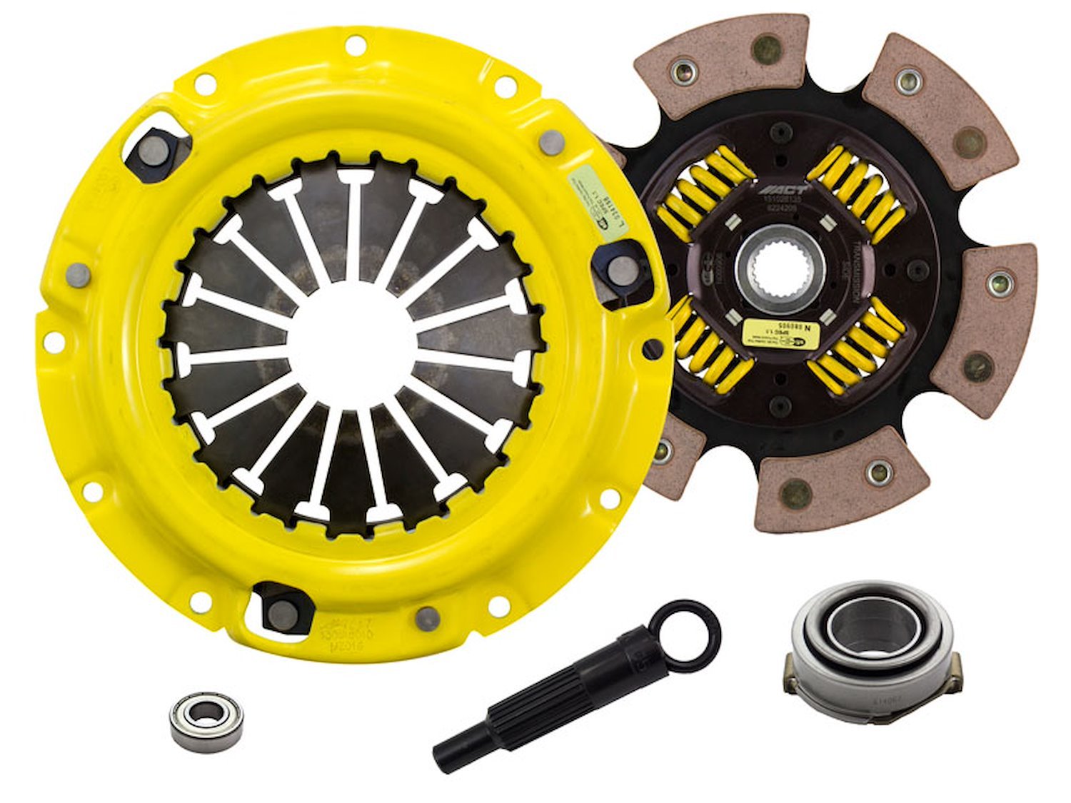 HD/Race Sprung 6-Pad Transmission Clutch Kit Fits Select Ford/Lincoln/Mercury/Mazda