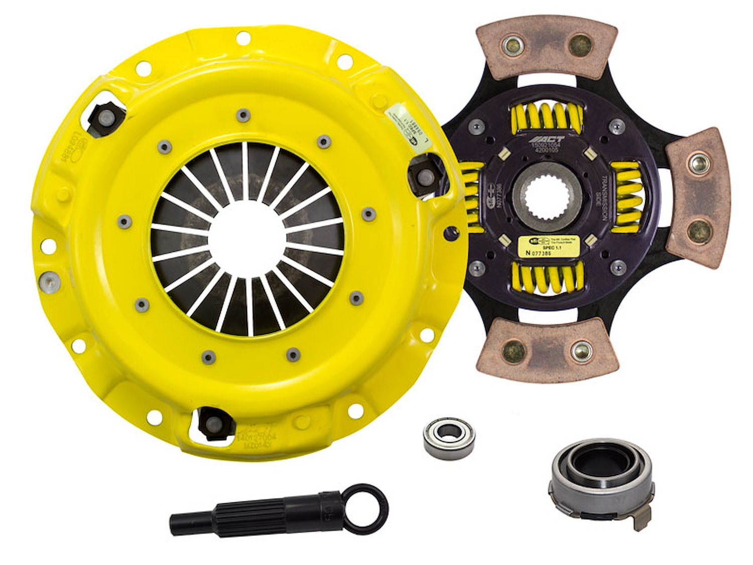 XT/Race Sprung 4-Pad Transmission Clutch Kit Fits Select Ford/Lincoln/Mercury/Mazda