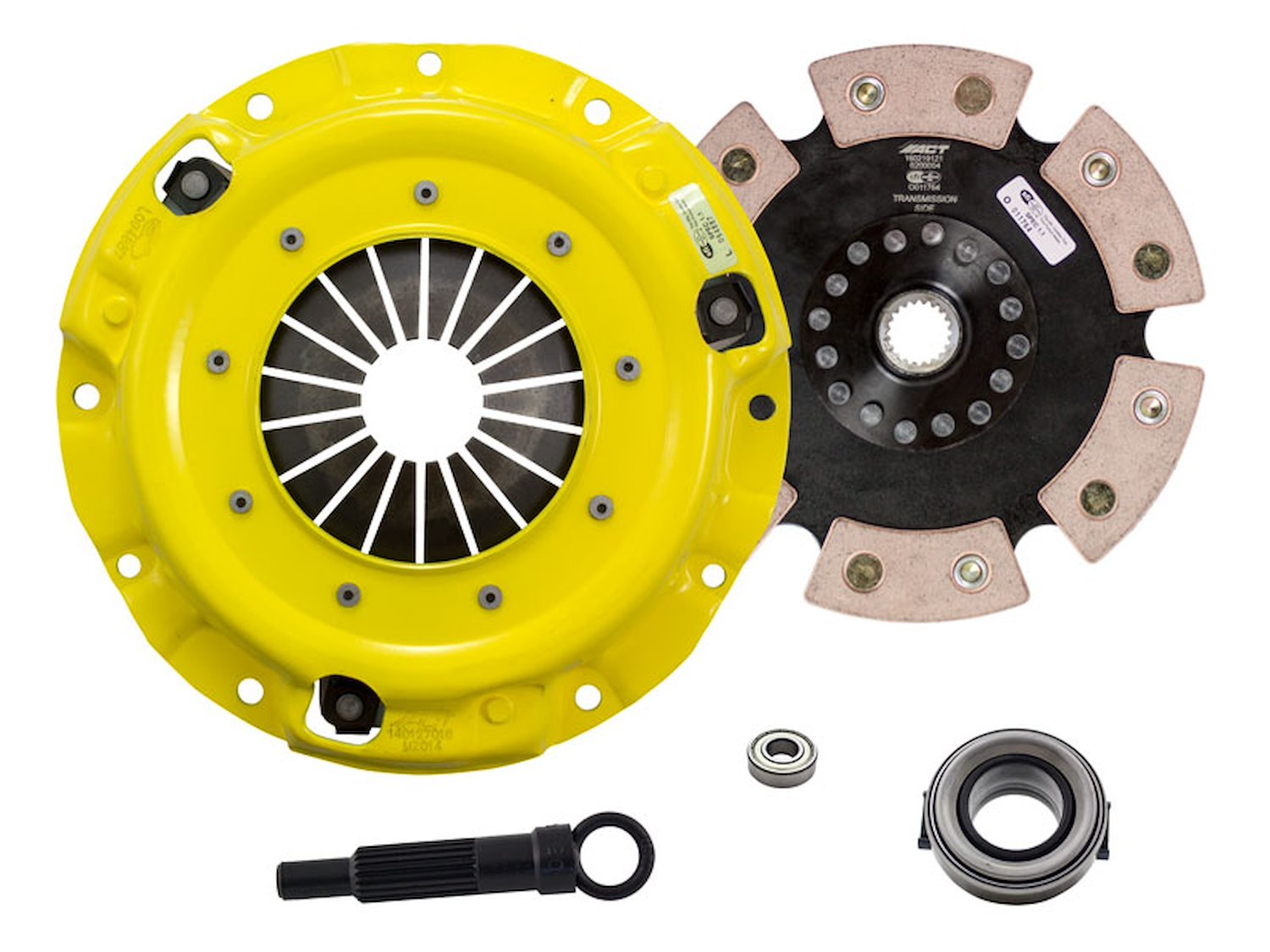 HD/Race Rigid 6-Pad Transmission Clutch Kit Fits Select Ford/Lincoln/Mercury/Mazda