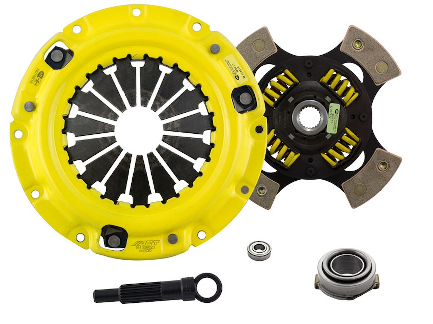 HD/Race Sprung 4-Pad Transmission Clutch Kit Fits Select