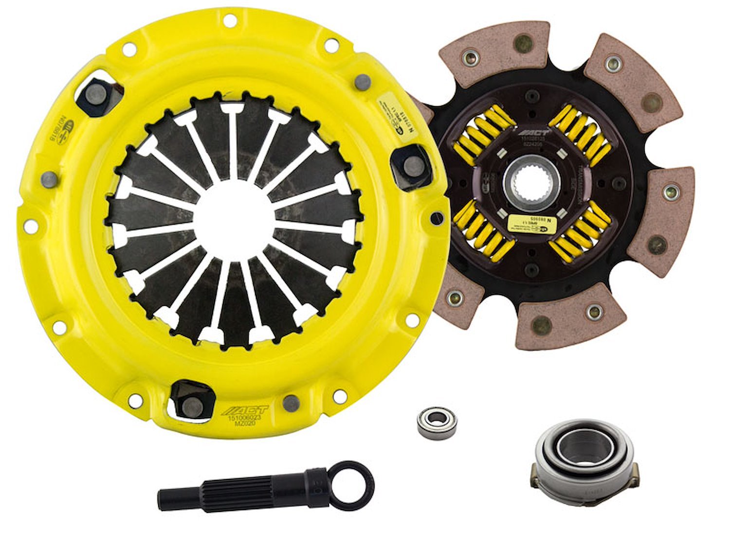 HD/Race Sprung 6-Pad Transmission Clutch Kit Fits Select Ford/Lincoln/Mercury/Mazda