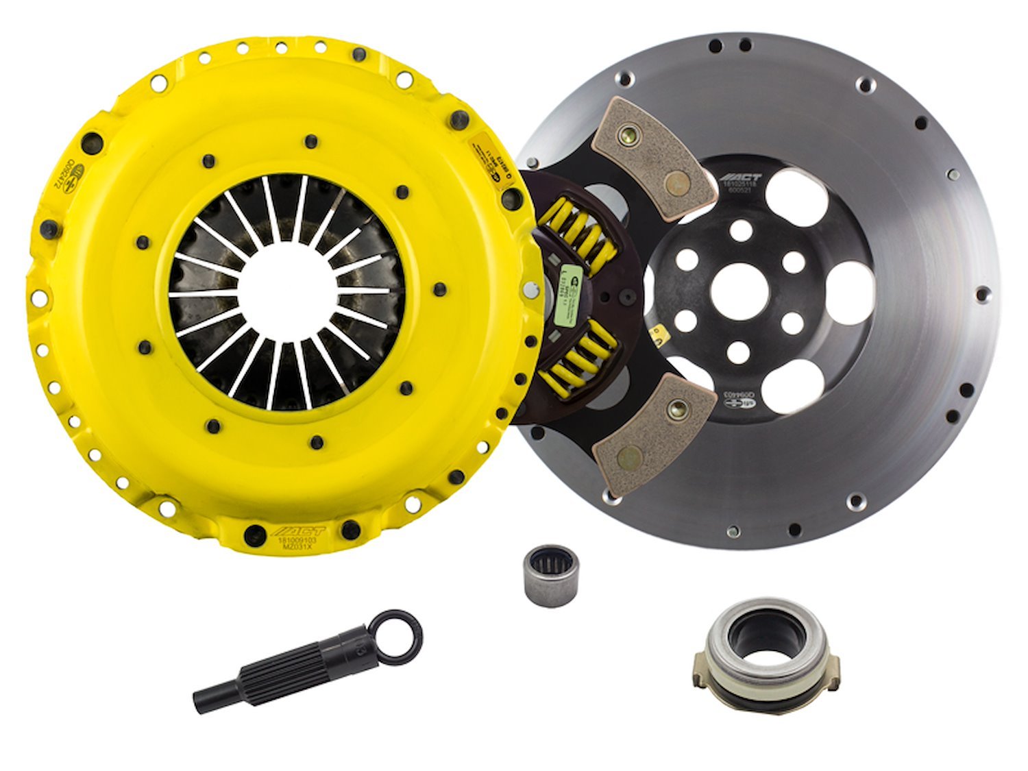 XT/Race Sprung 4-Pad Transmission Clutch Kit Fits Select Ford/Lincoln/Mercury/Mazda