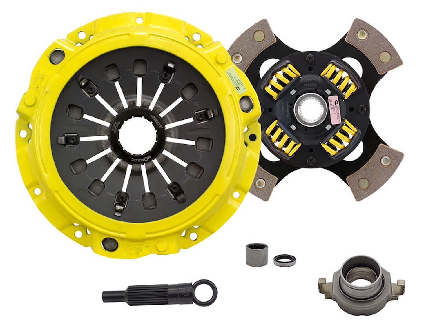 HD-M/Race Sprung 4-Pad Transmission Clutch Kit Fits Select Ford/Lincoln/Mercury/Mazda