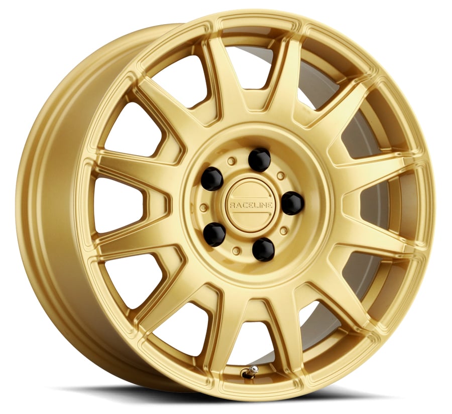 401GD AERO Wheel Size: 17 X 8" Bolt Pattern: 5X100 mm [Gloss Gold]
