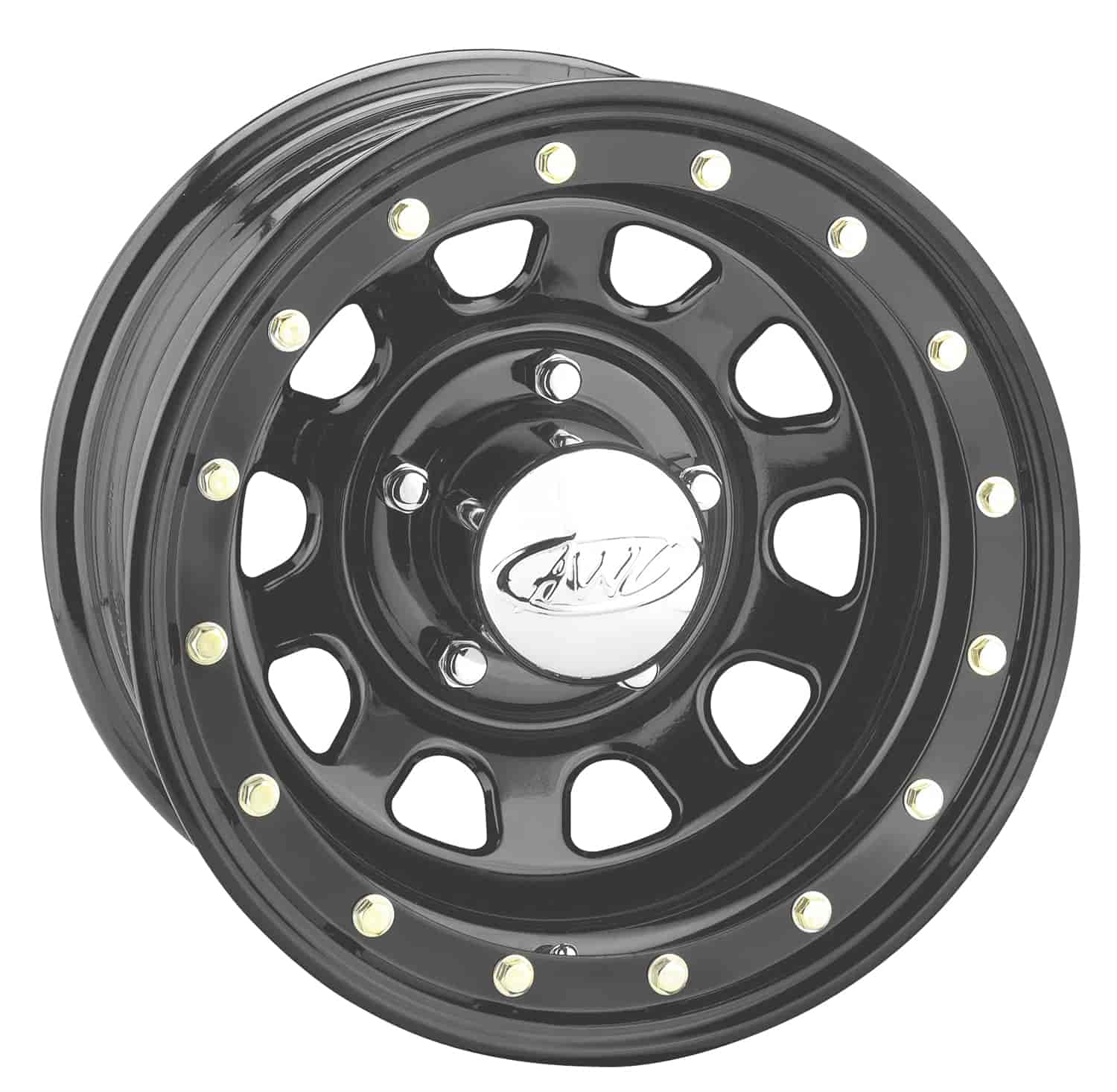 Allied Wheel 54M Series Black Daytona Street Lock Wheel 16" x 8"