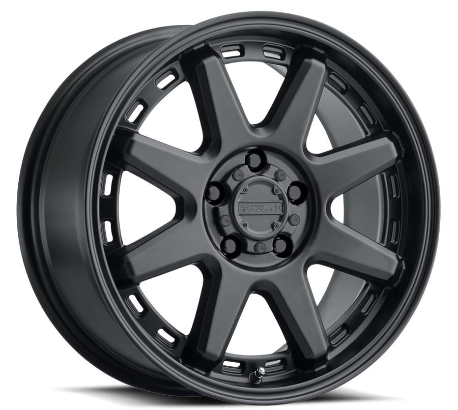 947B SCOUT Wheel Size: 17 X 9" Bolt Pattern: 8X180 mm [Satin Black]