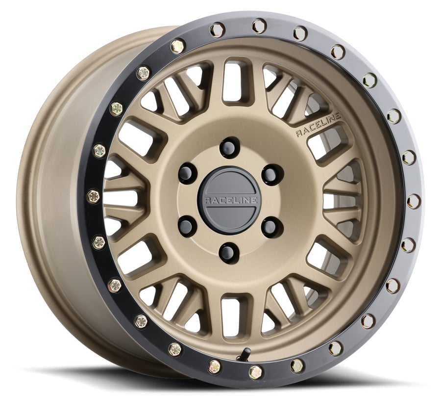 951BZ RYNO Wheel Size: 17 X 8.5" Bolt Pattern: 6X120 mm [Bronze w/Sim Beadlock]