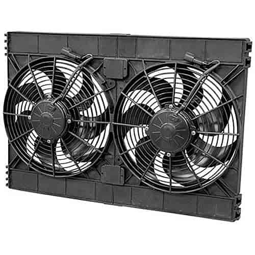 SPAL 30102130: Dual 12" High-Performance Fan 12V - JEGS High Performance