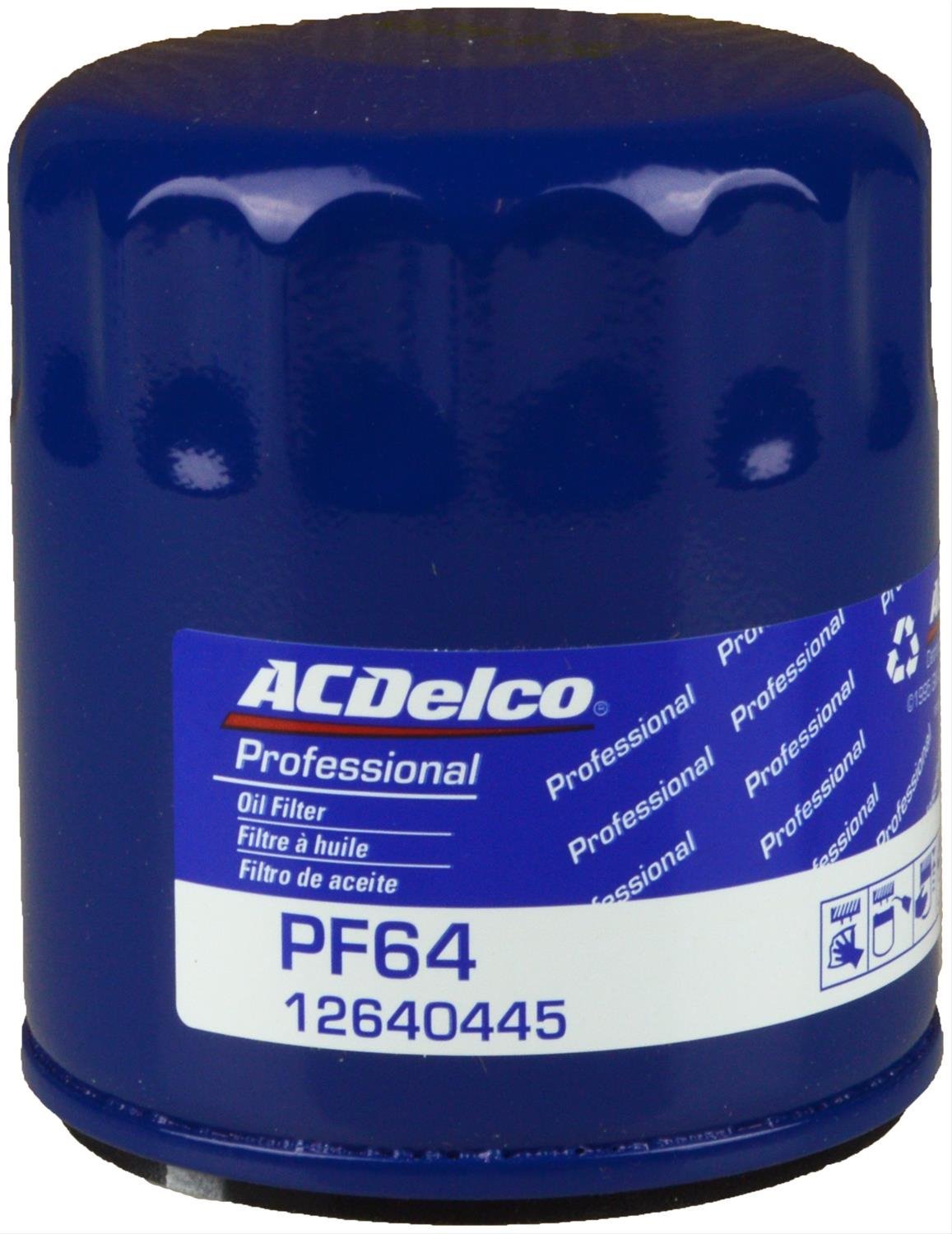 PF64 Professional Engine Oil Filter for Buick, Cadillac,