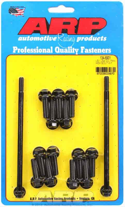 Black Oxide Oil Pan Bolts Chevy LS1, LS2