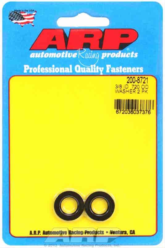 3/8 ID .720 OD black washers