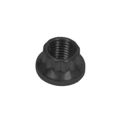 Black Oxide 12-Point Nut 1/4"-28