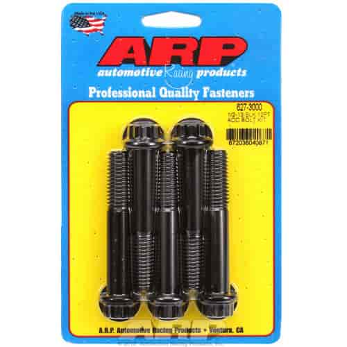 1/2 -13 x 3.000 12pt black oxide bolts