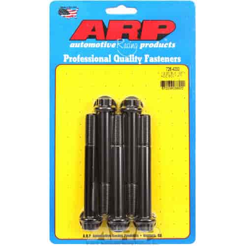 1/2 -20 x 4.000 12pt black oxide bolts