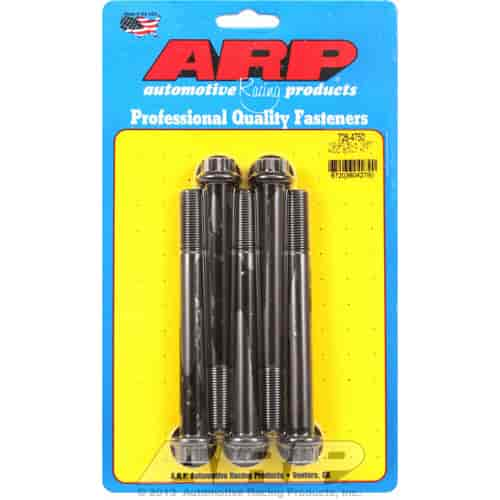 1/2 -20 x 4.750 12pt black oxide bolts