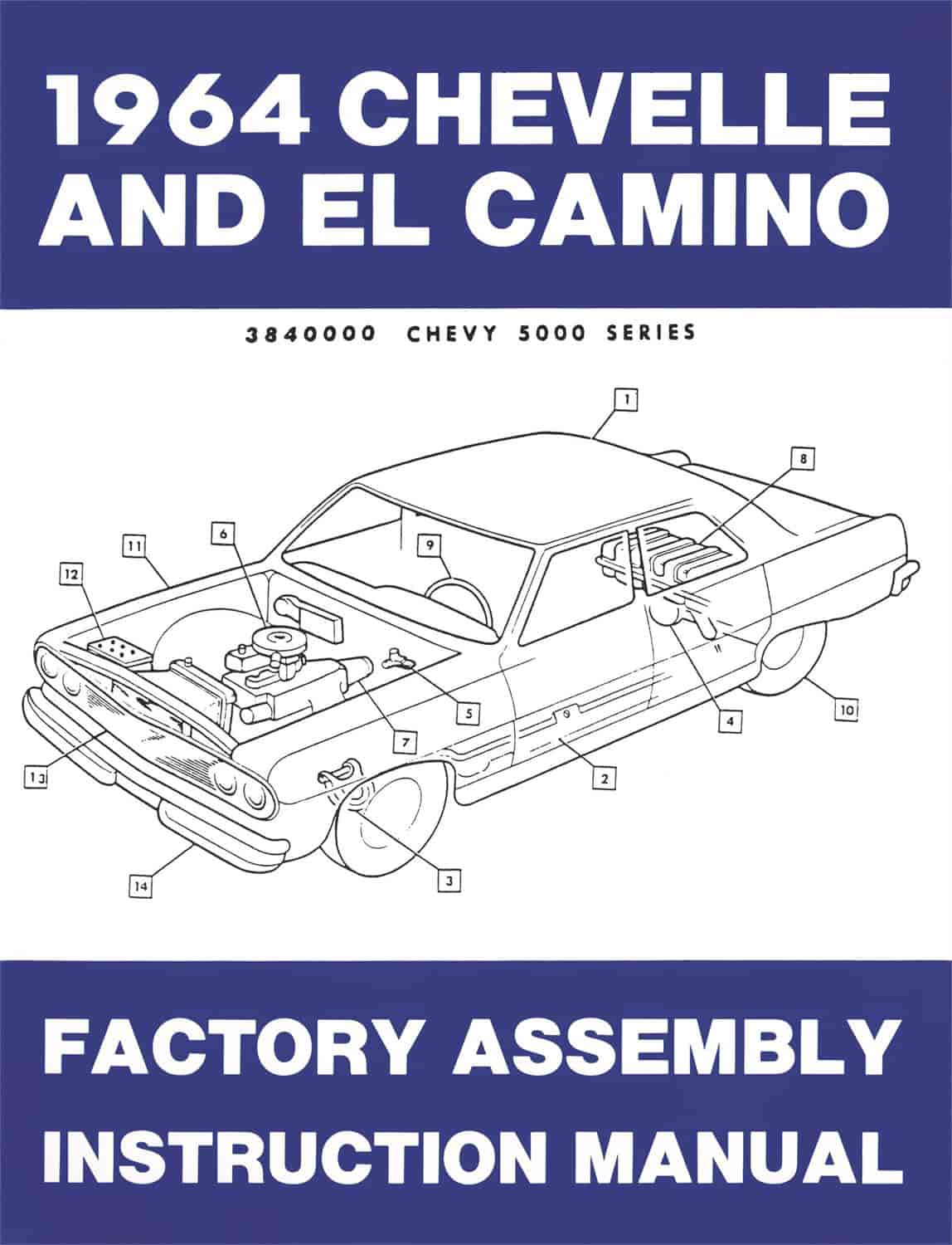 Factory Assembly Manual 1964 Chevy Chevelle & El