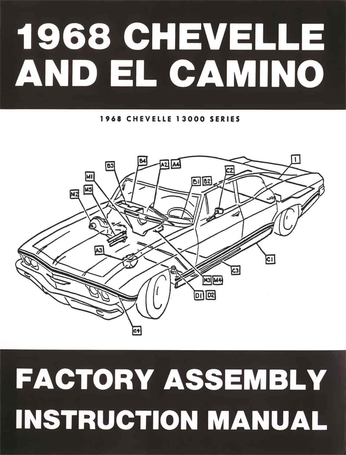 Factory Assembly Manual 1968 Chevy Chevelle & El Camino