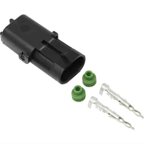 Weather-Pac Connector 2-Way Flat Male