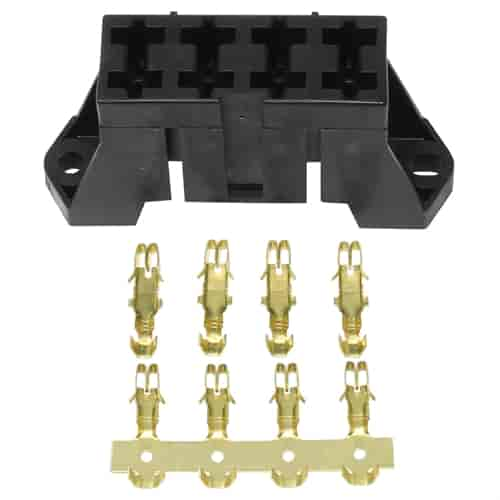 Four-Fuse Auxiliary Fuse Block Bus Assembly 65 amp