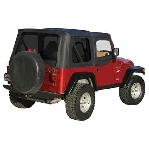 Black Denim Replacement Soft Top for 1988-1995 Jeep