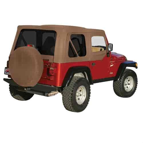 Spice Replacement Soft Top w/ Tinted Windows for 1997-2006 Jeep Wrangler TJ