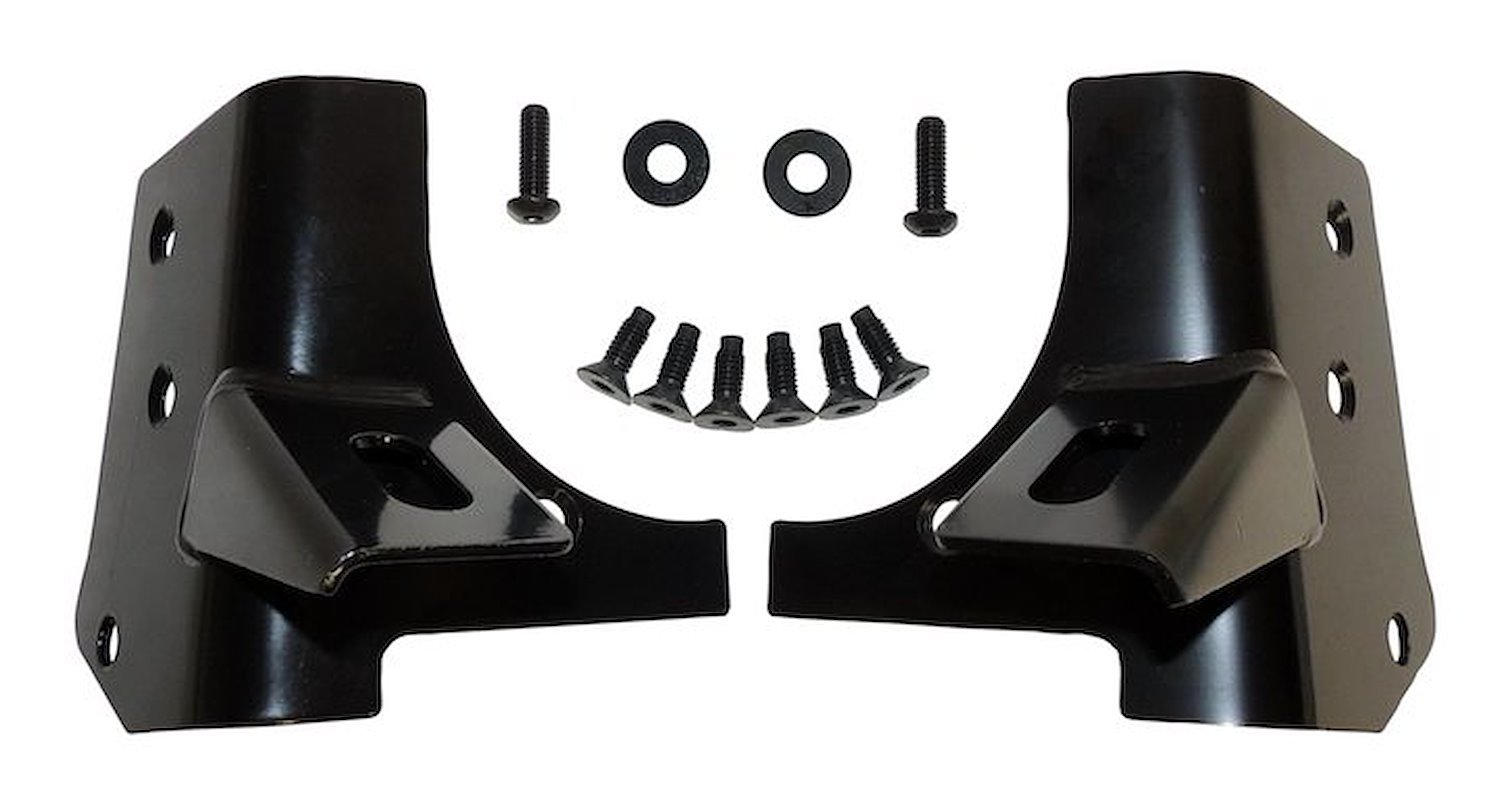 RT28001 Black Windshield Light Mount Bracket set for 1997-2006 Jeep TJ Wrangler