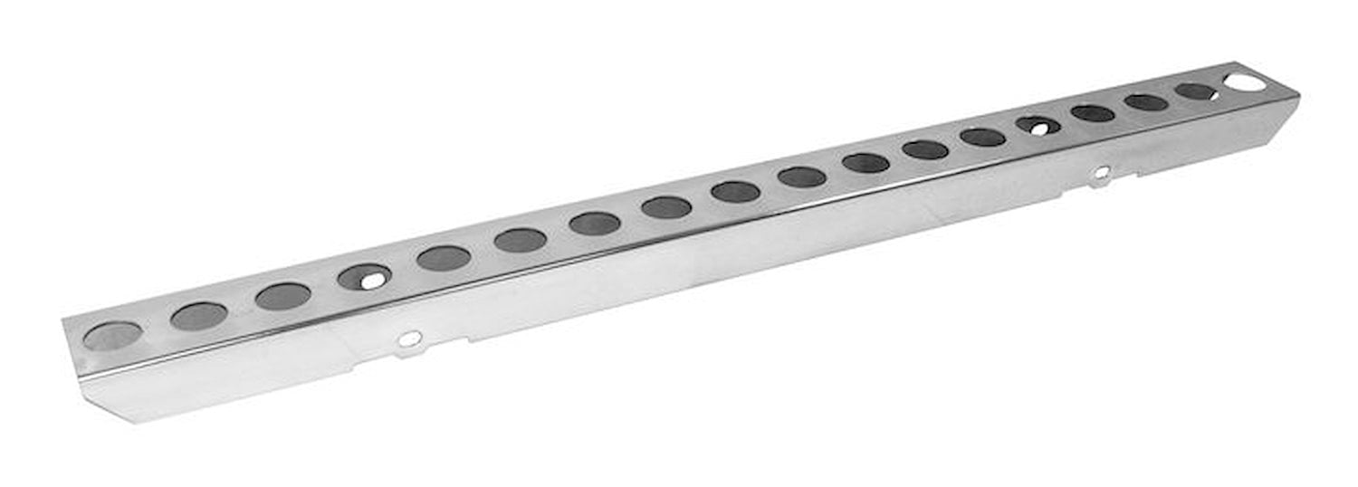 RT34037 Stainless Steel Front Racing Bumper w/ Holes for 1987-1995 Jeep YJ Wrangler