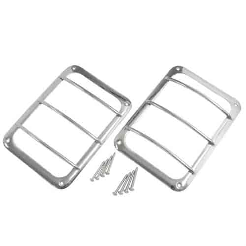 Stainless Tail Lamp Guard Set for 2007-2017 Jeep