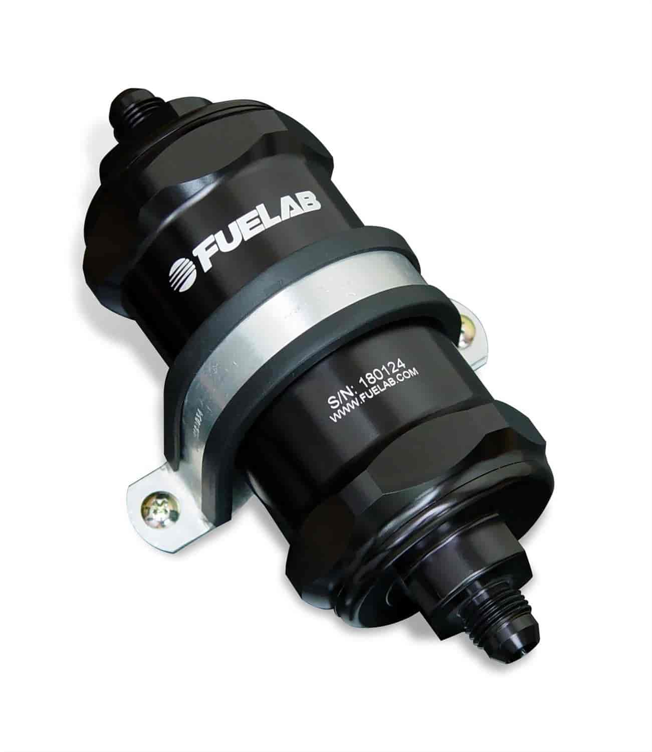 818 Series In-Line Fuel Filter with 3" Element Standard Length