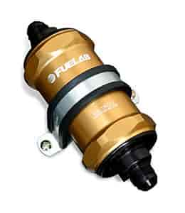 818 Series In-Line Fuel Filter with 3" Element Standard Length