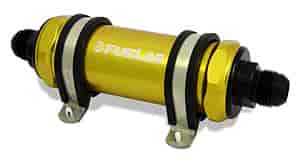 828 Series In-Line Fuel Filter with 5" Element Long Length