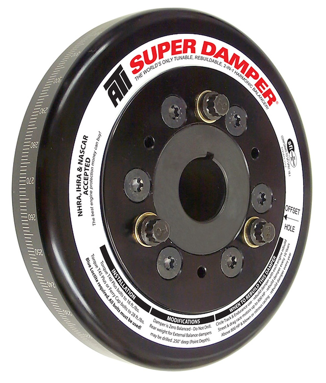 Performance Products DAMPER - ALUM - 3 RG - NI