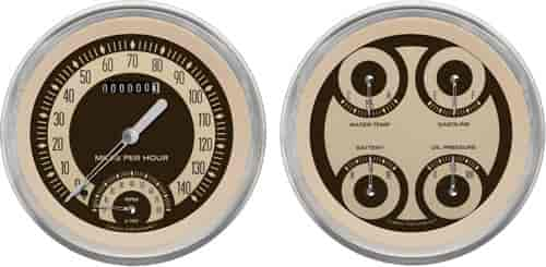 Nostalgia VT Series Gauge Package 1947-53 GM Pickup Includes: