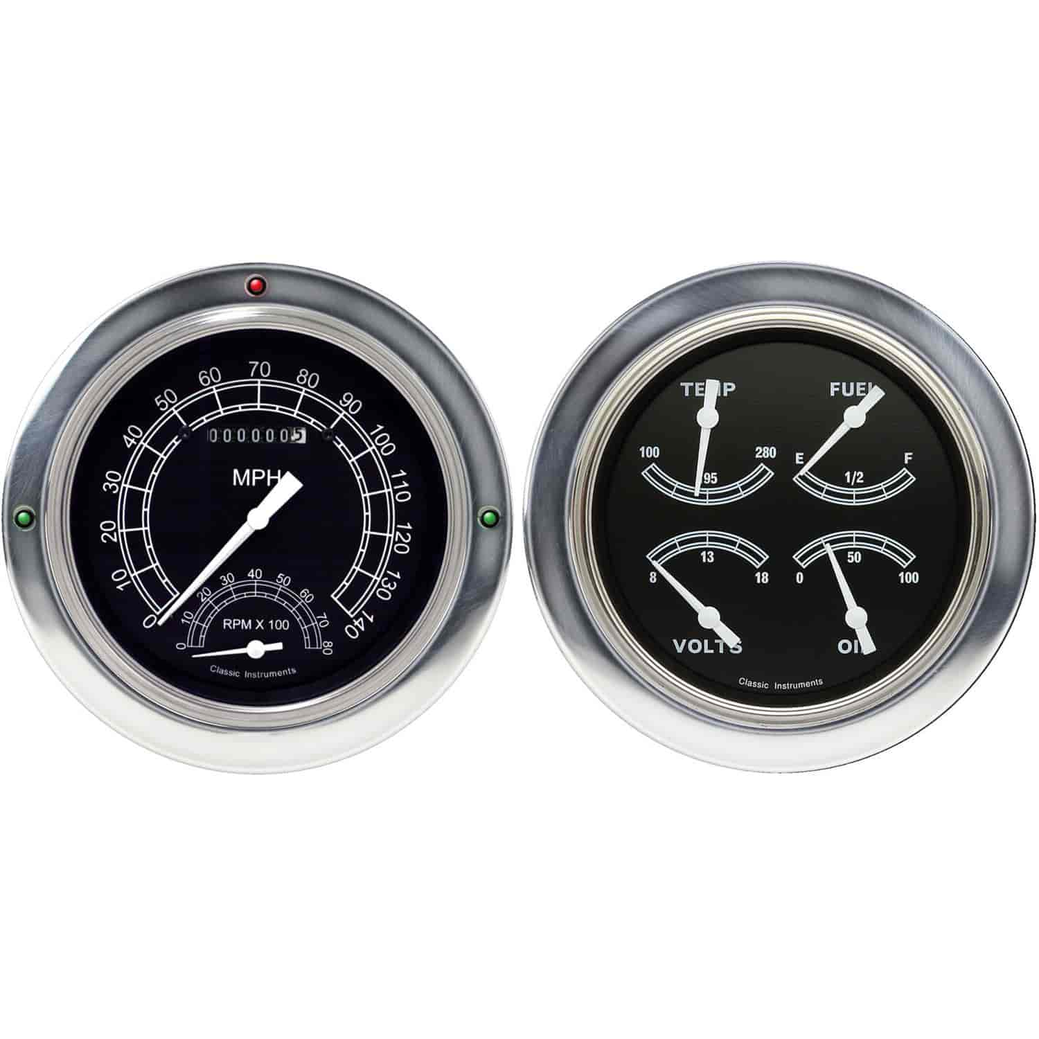 Traditional Series Gauge Package 1954-55 Chevy Truck (First Series) Includes: