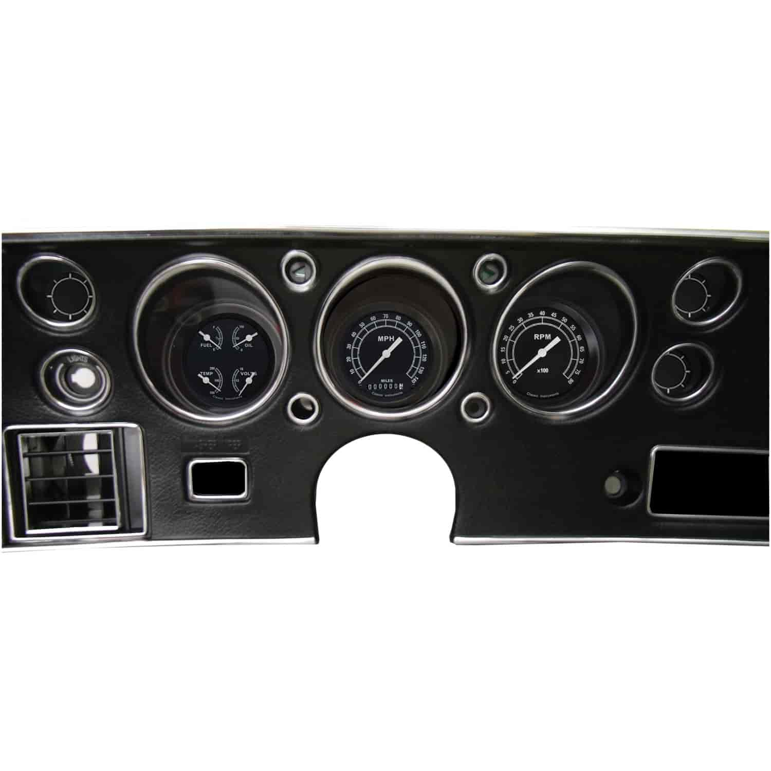 Traditional Series Gauge Package 1970-72 Chevelle SS Includes: