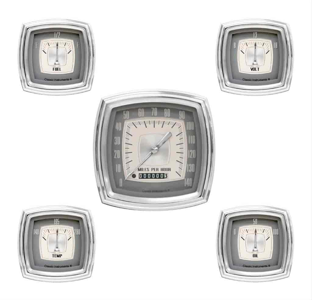 Esquire Series 5-Gauge Set 4" Electrical Speedometer (140 mph)