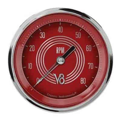 V8 Speedster Series Tachometer 3-3/8