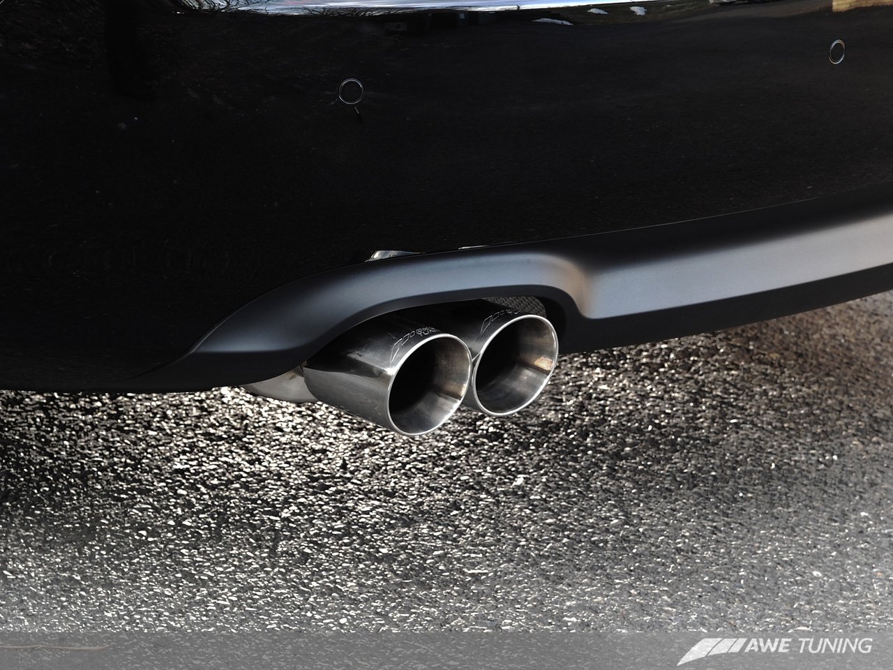 Touring Edition Exhaust for B8 A5 2.0T - Single Outlet, Polished Silver Tips