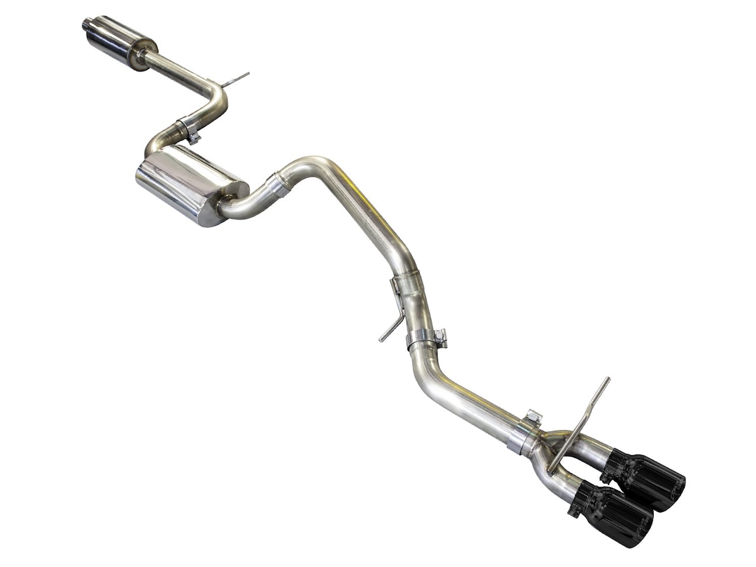 Touring Edition Exhaust for VW MK7 Golf SportWagen - Diamond Black Tips (90mm)