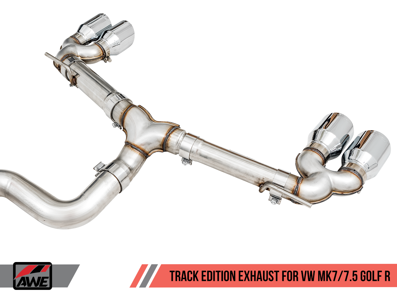 AWE Track Edition Exhaust for MK7 Golf R