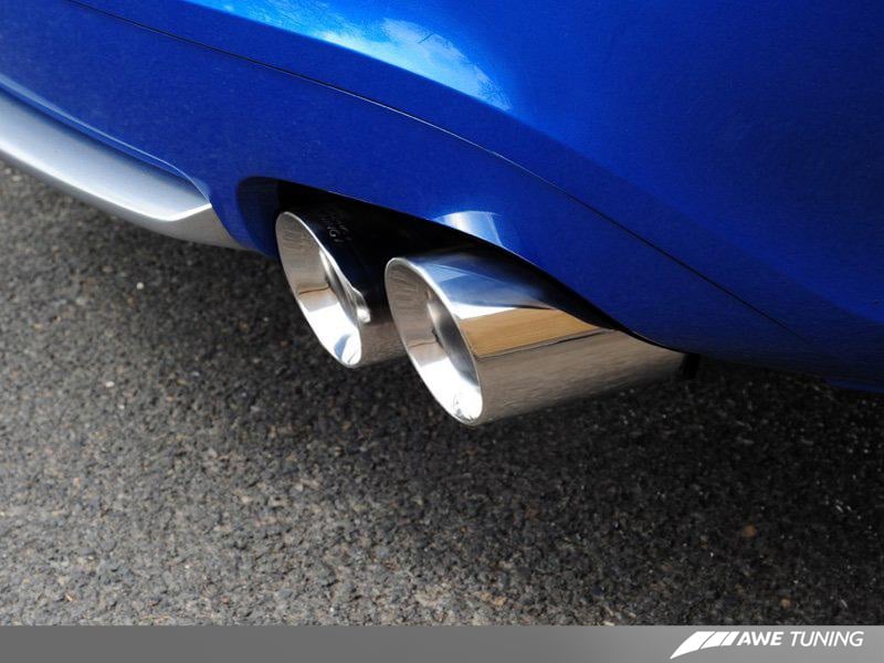 AWE Touring Edition Exhaust System for B8 S5 4.2L - Polished Silver Tips