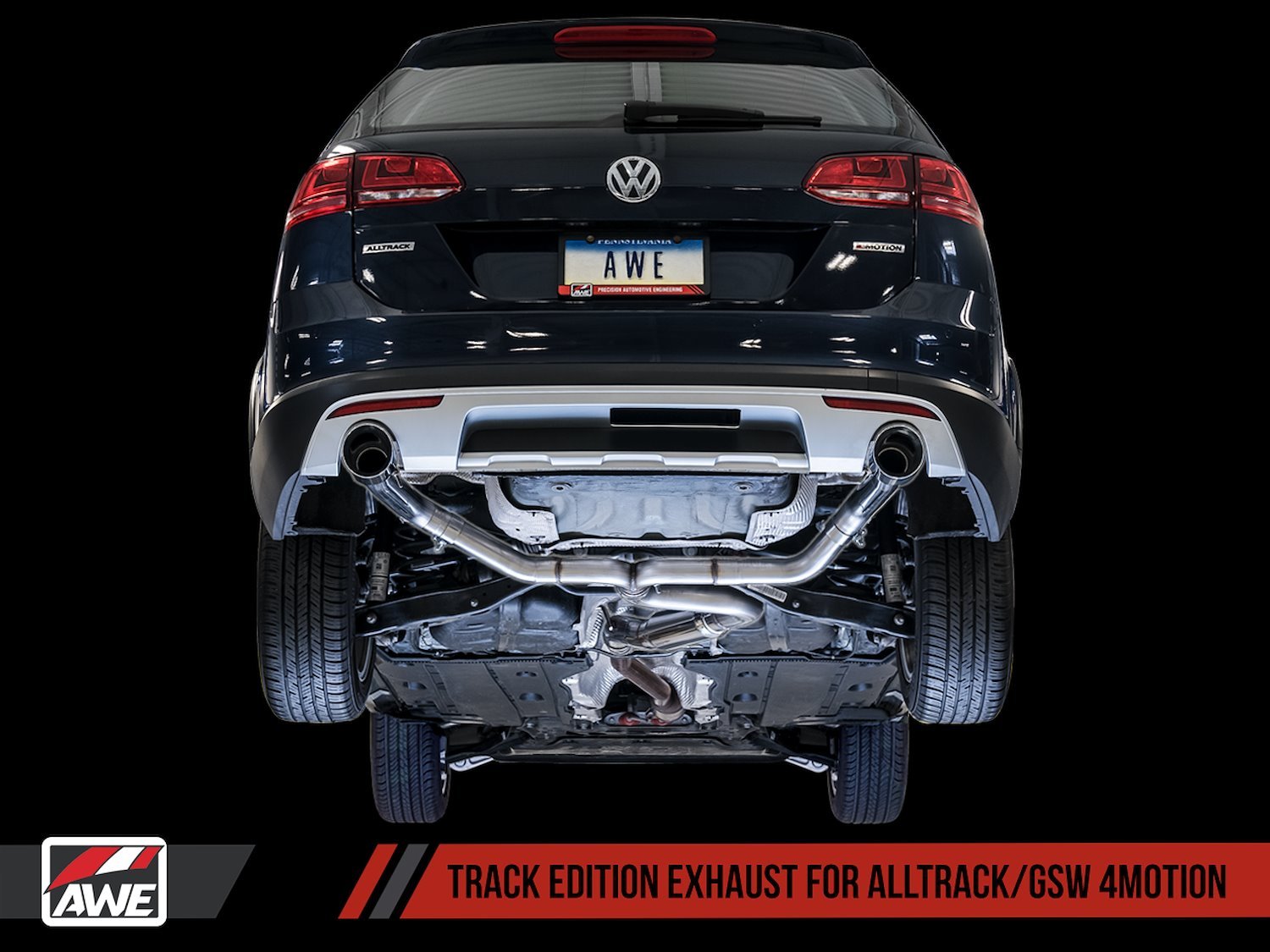 AWE Track Edition Exhaust for VW Golf Alltrack